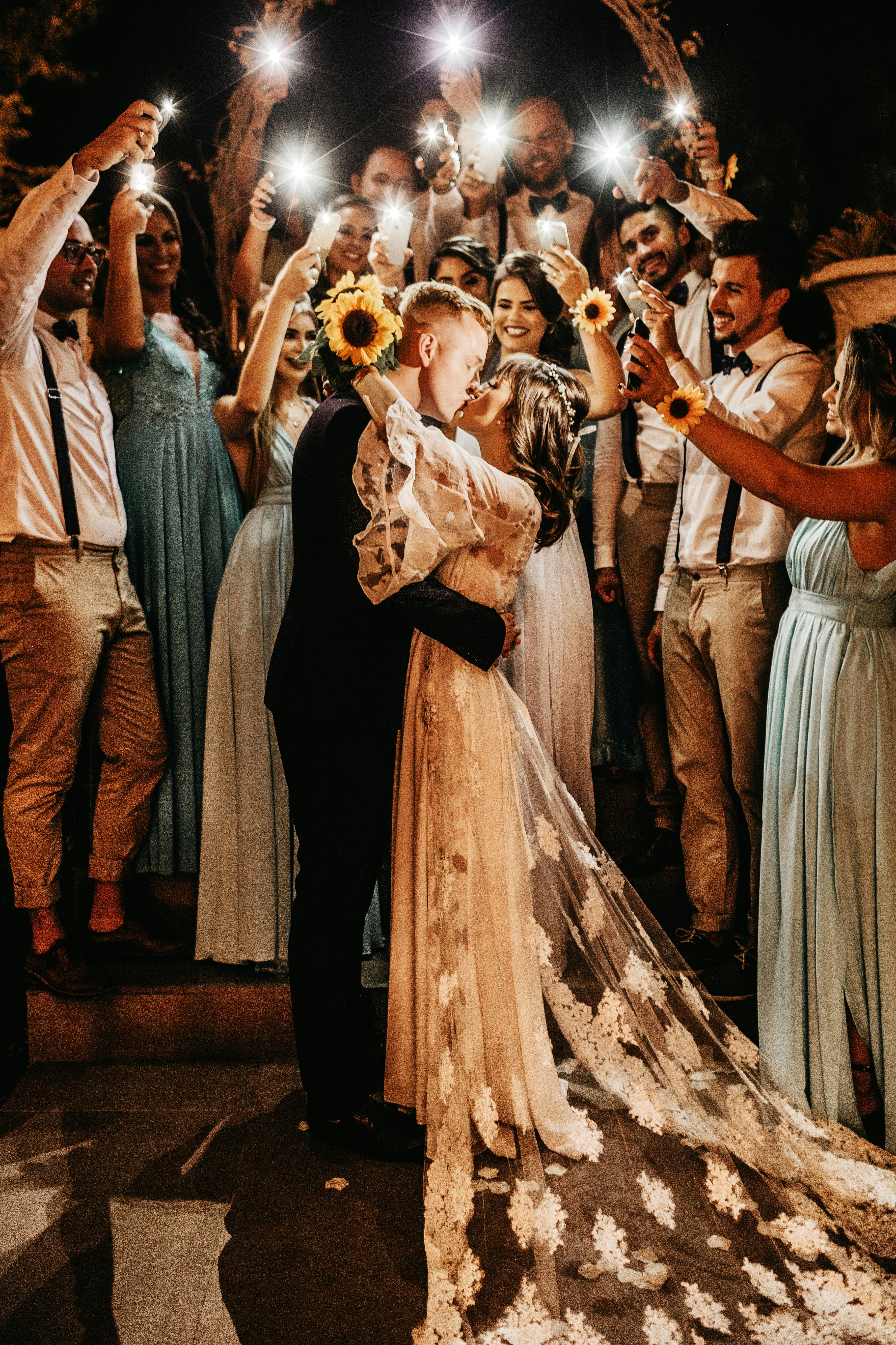 wedding kiss