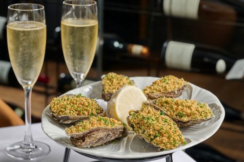 Oysters Rockefeller at Hotel Du Vin