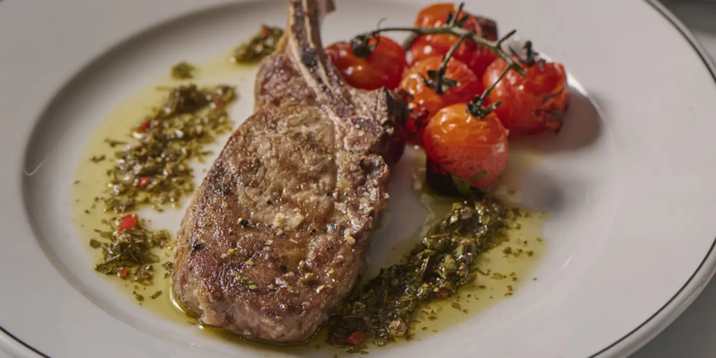 Chargrilled Iberico Pork Cutlet 