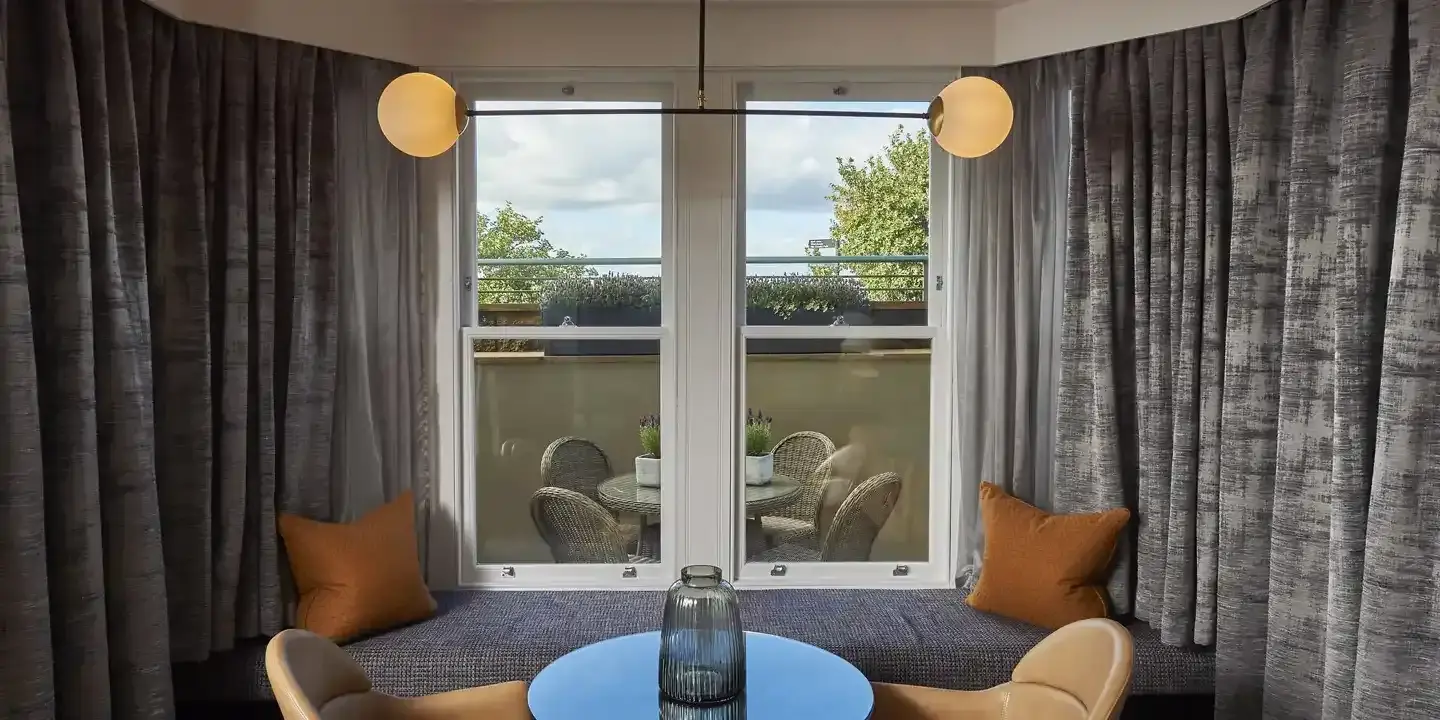 Dining room featuring a table and chairs