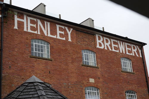 Henley Brewery sign outside Hotel du Vin Henley