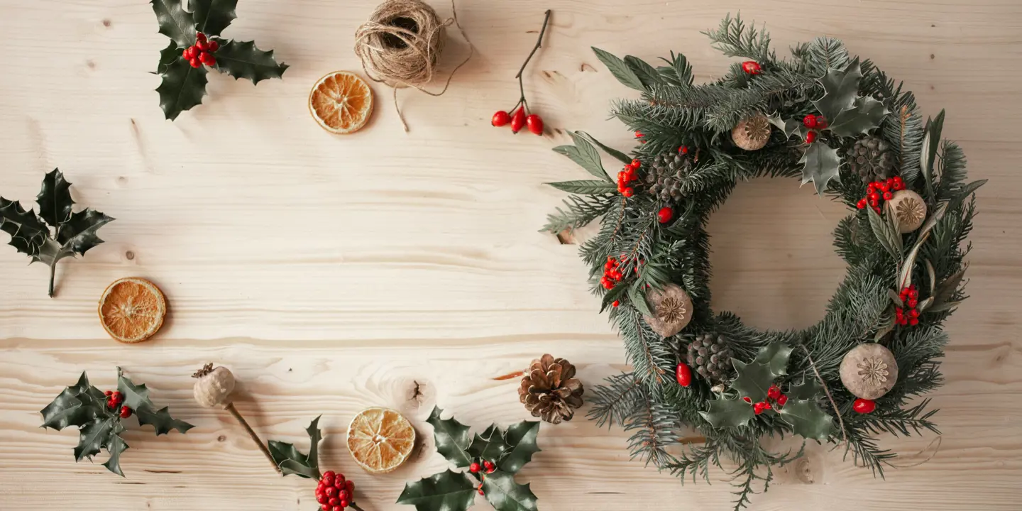 wreath making