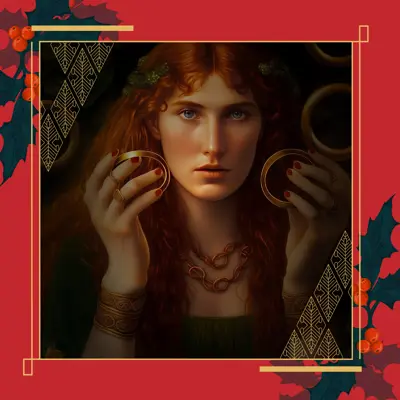 Christmas design  afternoon tea