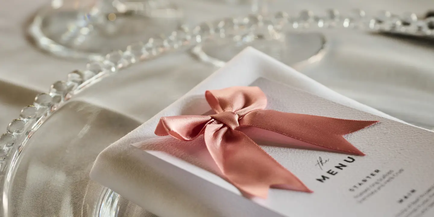 wedding menu