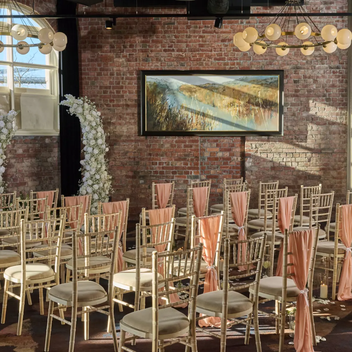 Bristol Avon Gorge ceremony set up