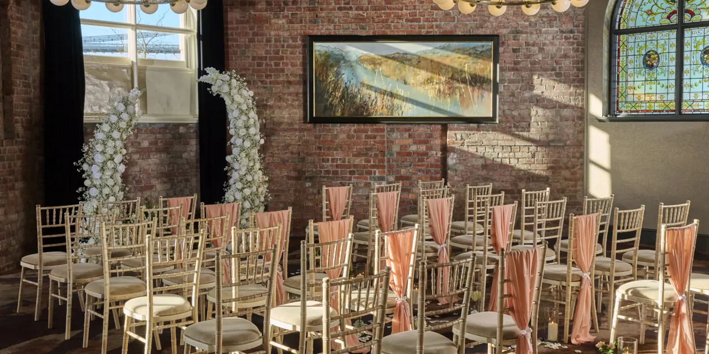 Bristol Avon Gorge ceremony set up